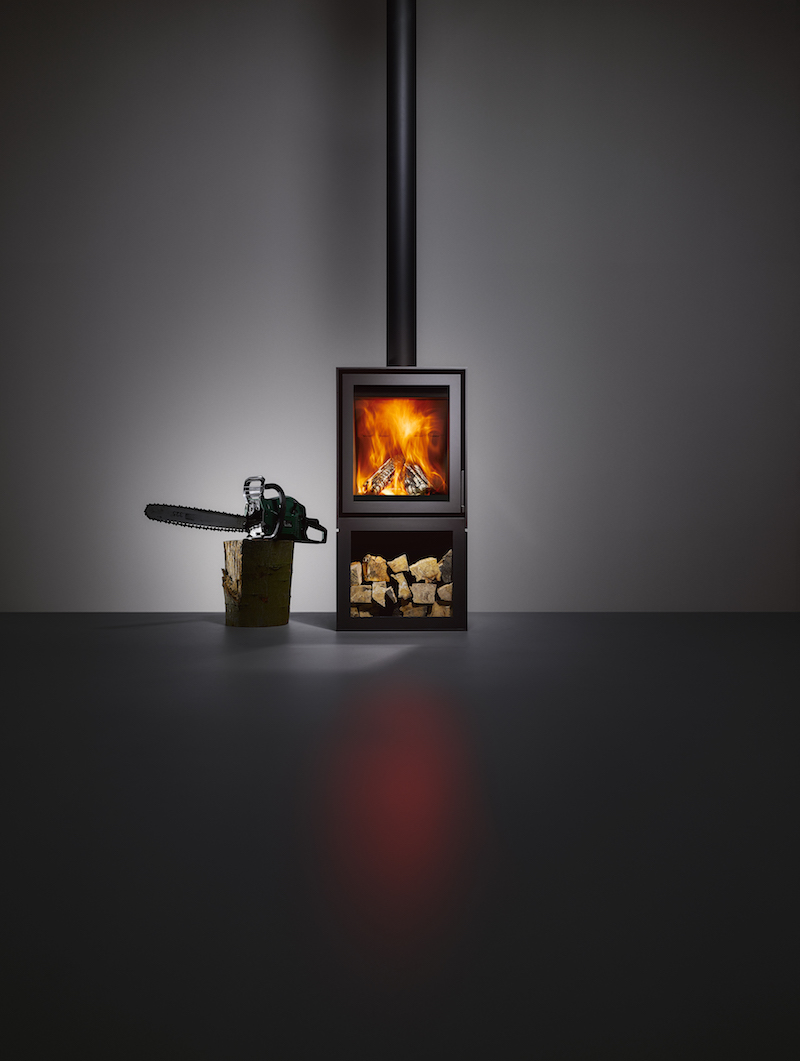 Barbas Bellfires BOX 55 – Sichtbreite 55 cm, Stahl-Sockel