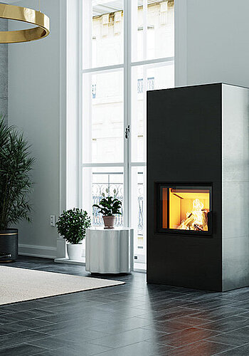 neocube Steel Edition Frame – Front-Variante in Rohstahl.