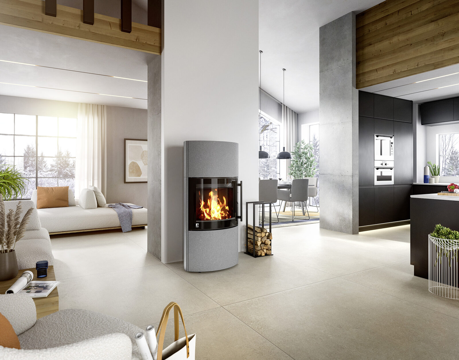 Drooff Catania – StilBeton basalt, Birkengriff
