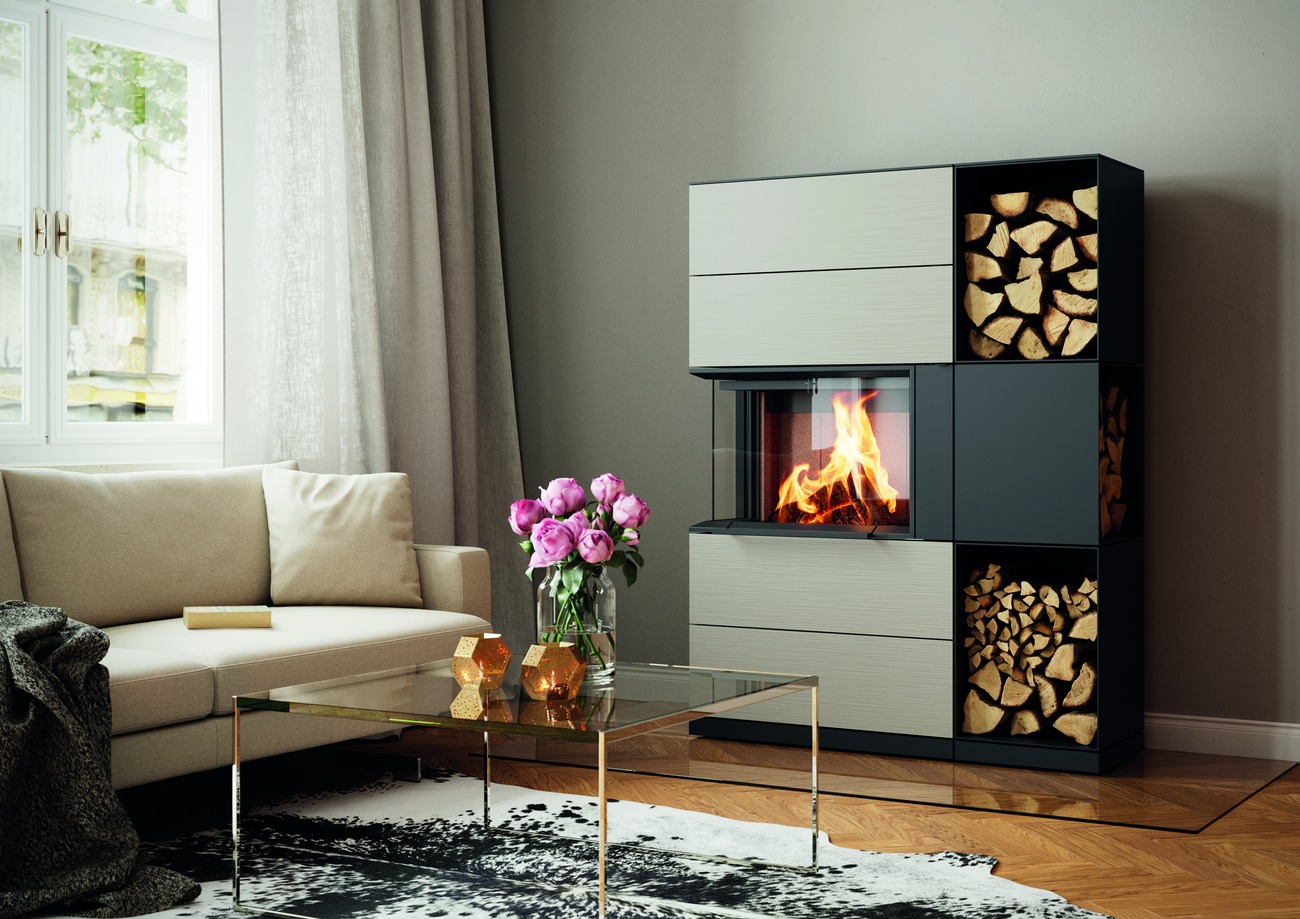 Hase Padua 160 – Stand-Kaminofen mit Linienkeramik